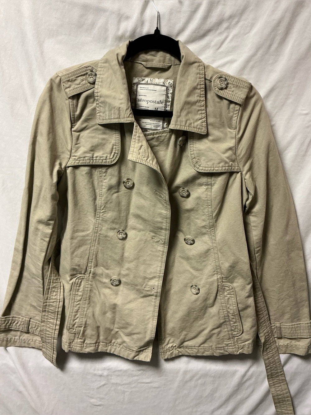 Aeropostale Beige Women's Jacket Coat
